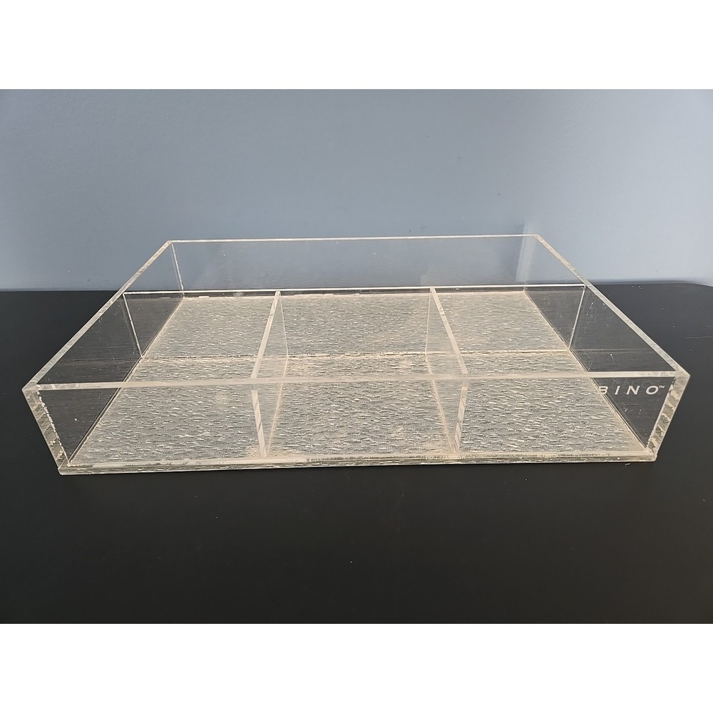 BINO® Acrylic Multi-Purpose Organizer Storage Make-up 4-Compartments